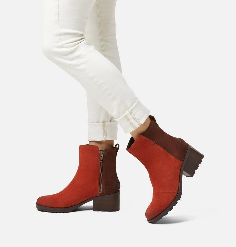 Women's Cate Bootie, Color: Carnelian Red, image 7