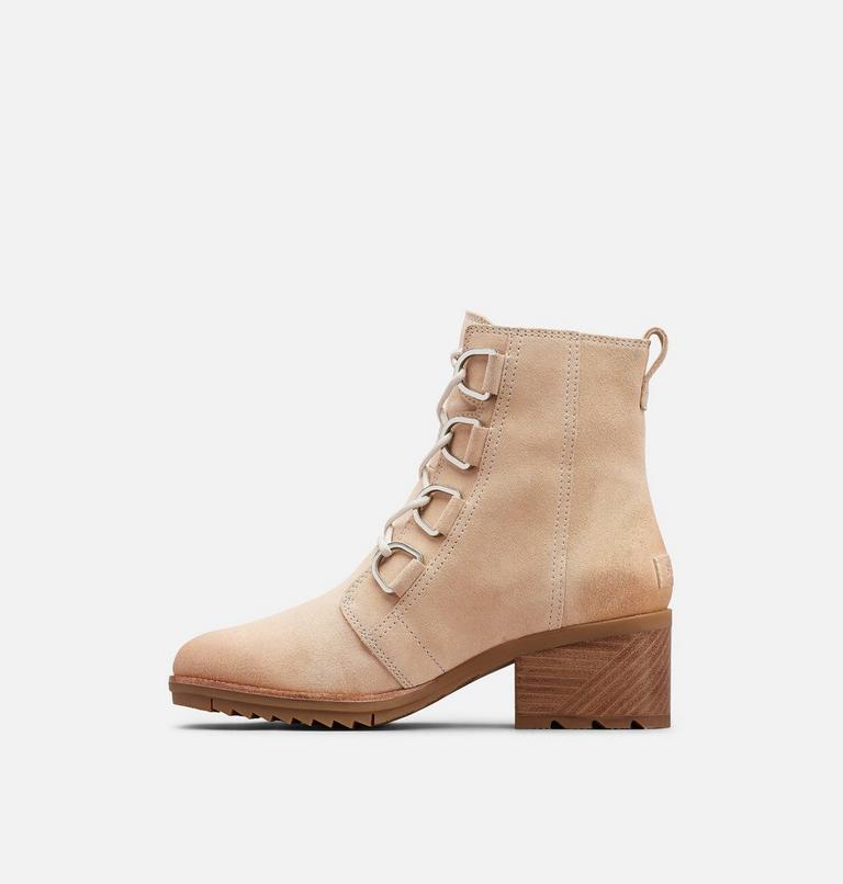 Women's Cate Lace Bootie, Color: Natural Tan, image 4