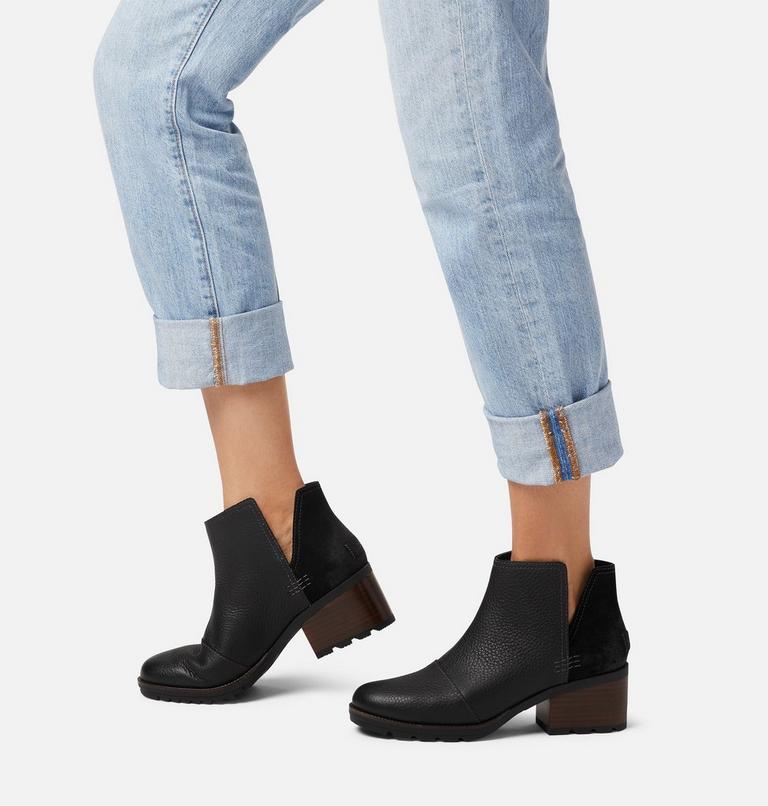 Women's Cate Cut-Out Bootie, Color: Black, image 7