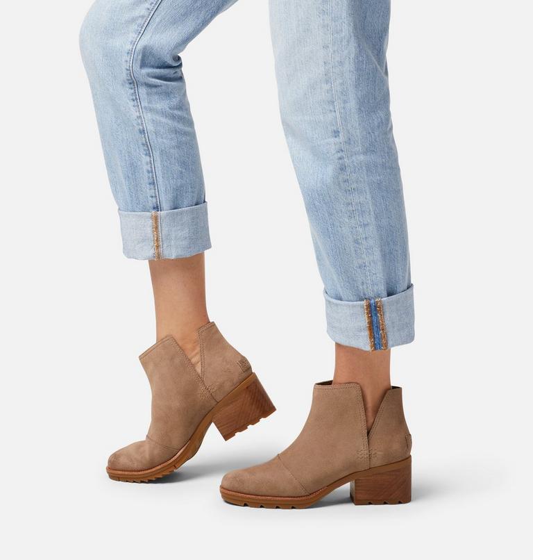 Women's Cate Cut-Out Bootie, Color: Ash Brown, image 7