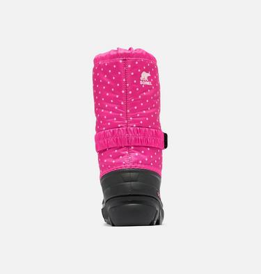 Youth Flurry Print Boot, Color: Fuchsia Fizz, Black, image 3