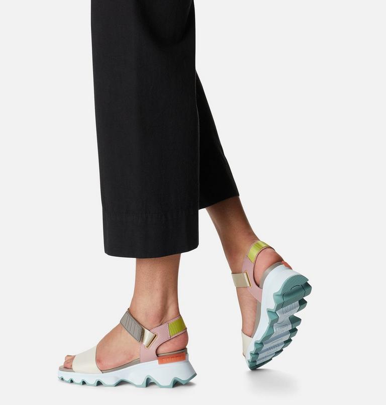 Women's Kinetic Sandal , Color: Chalk, Eraser Pink, image 8