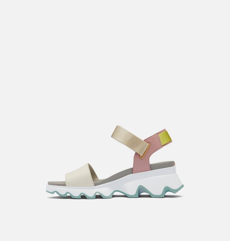 Women's Kinetic Sandal , Color: Chalk, Eraser Pink, image 4