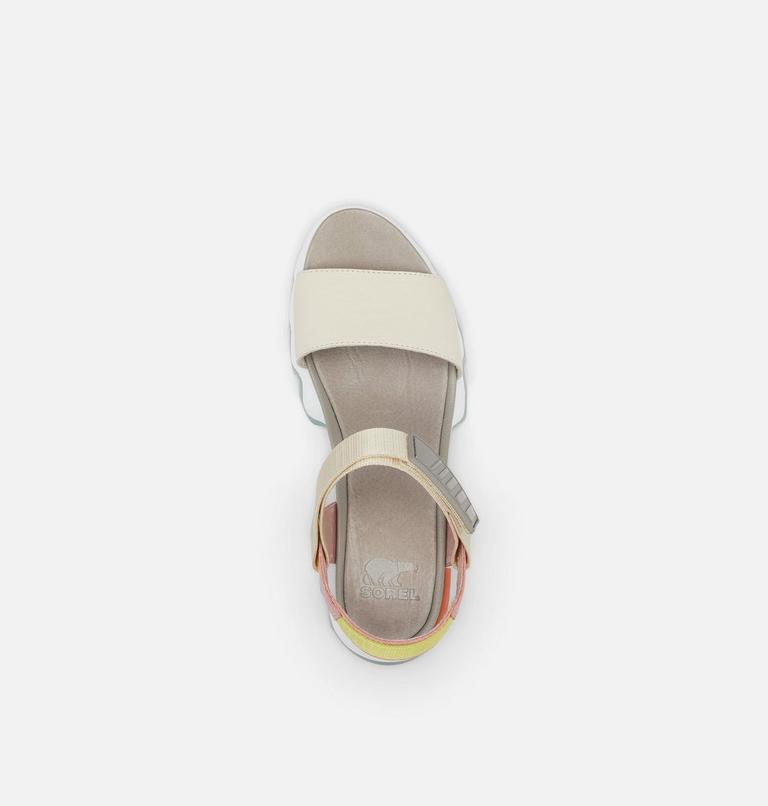 Women's Kinetic Sandal , Color: Chalk, Eraser Pink, image 5