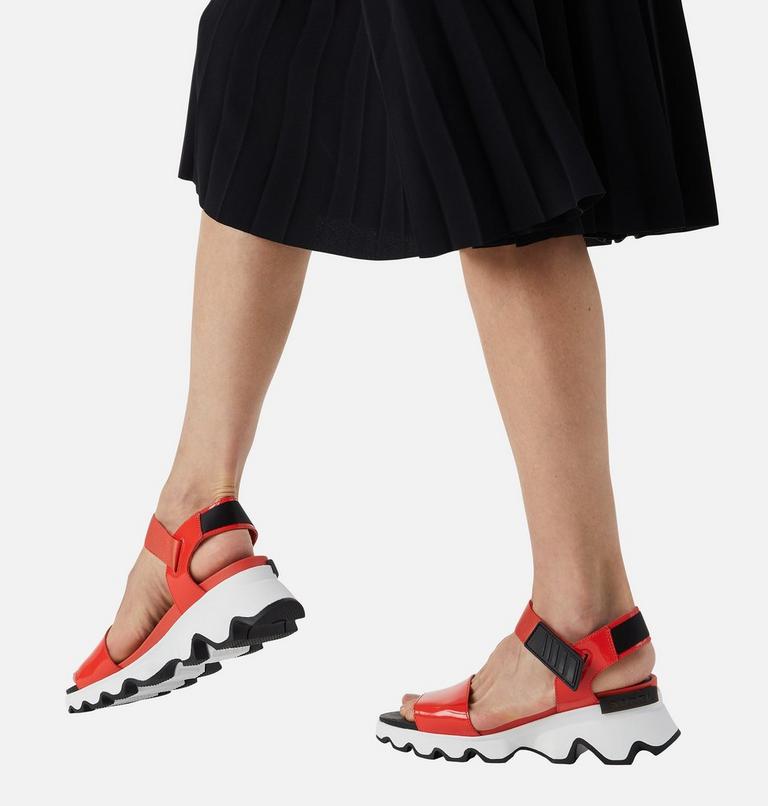 Women's Kinetic Sandal , Color: Signal Red, image 7