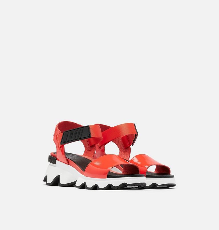 Women's Kinetic Sandal , Color: Signal Red, image 2