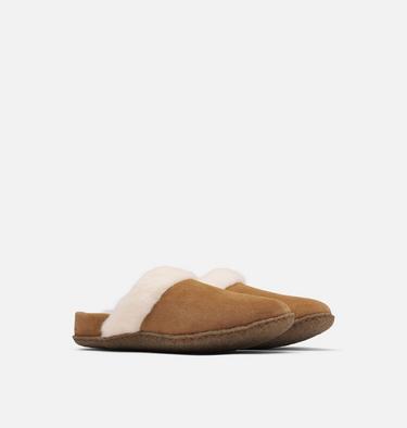 Chausson NAKISKA Slide II Femme, Color: Camel Brown, Natural, image 14
