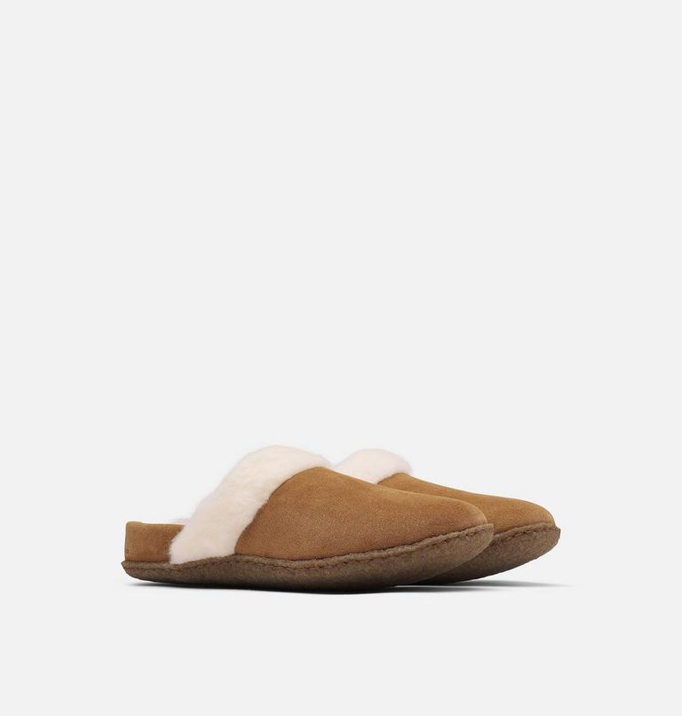 NAKISKA Slide II Slippers für Frauen, Color: Camel Brown, Natural, image 2