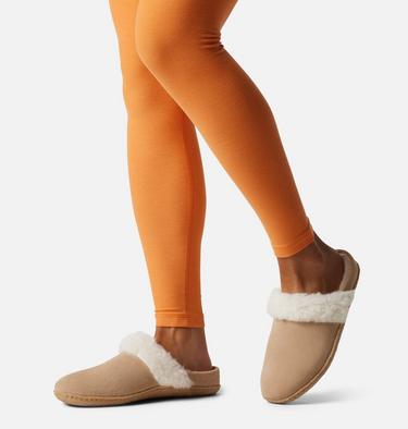 Women's NAKISKA Slide II Slippers, Color: Dusty Tan, Natural, image 2