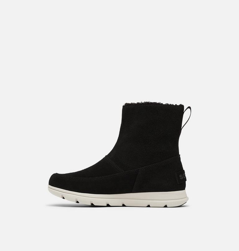 Women's Sorel Explorer Zip Boot, Color: Black, image 4