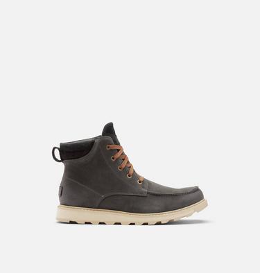 MADSON II Men's Moc Toe Waterproof Boot, Color: Coal, image 1