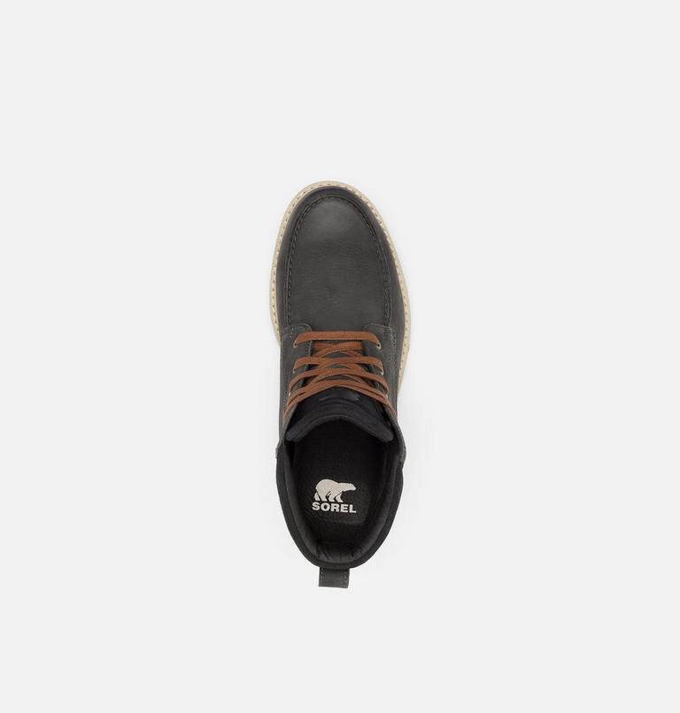 MADSON II Men's Moc Toe Waterproof Boot, Color: Coal, image 5