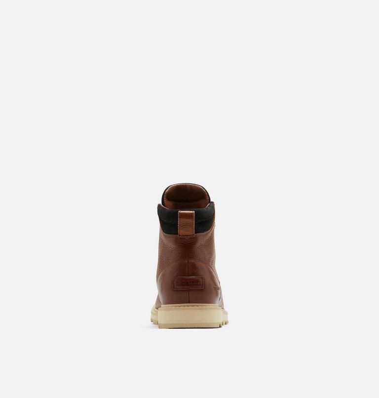 MADSON II Men's Moc Toe Waterproof Boot, Color: Gaucho Tan, Oatmeal, image 3