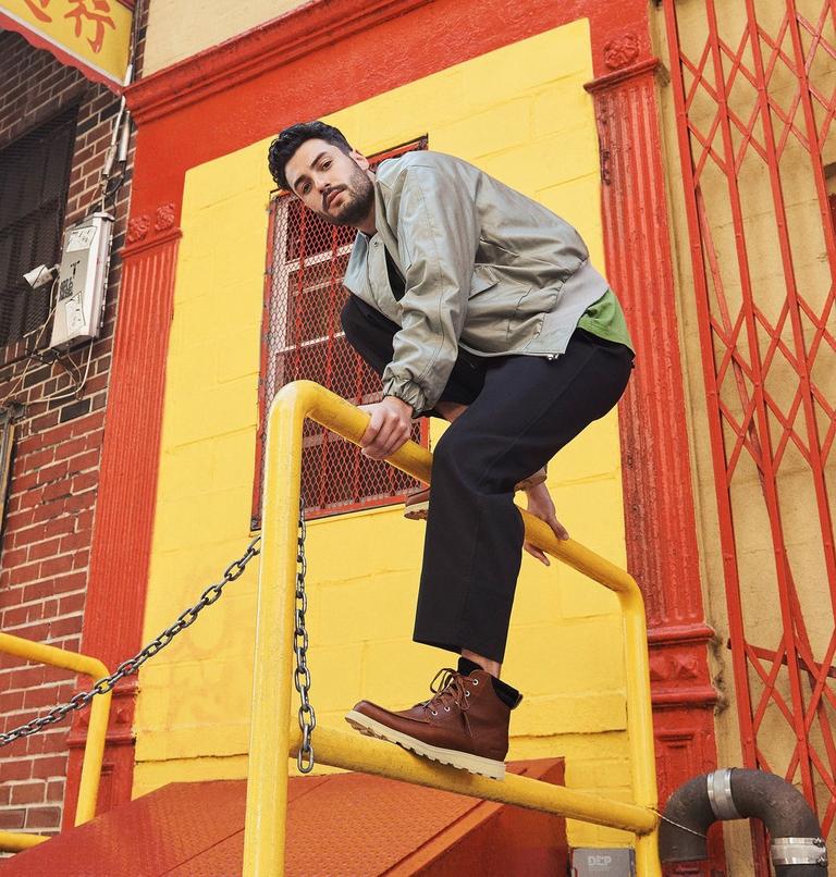 MADSON II Men's Moc Toe Waterproof Boot, Color: Gaucho Tan, Oatmeal, image 10