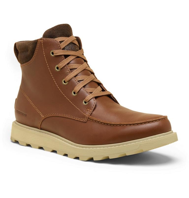 Men's Madson II Moc Toe Waterproof Boot, Color: Velvet Tan, Tobacco, image 7