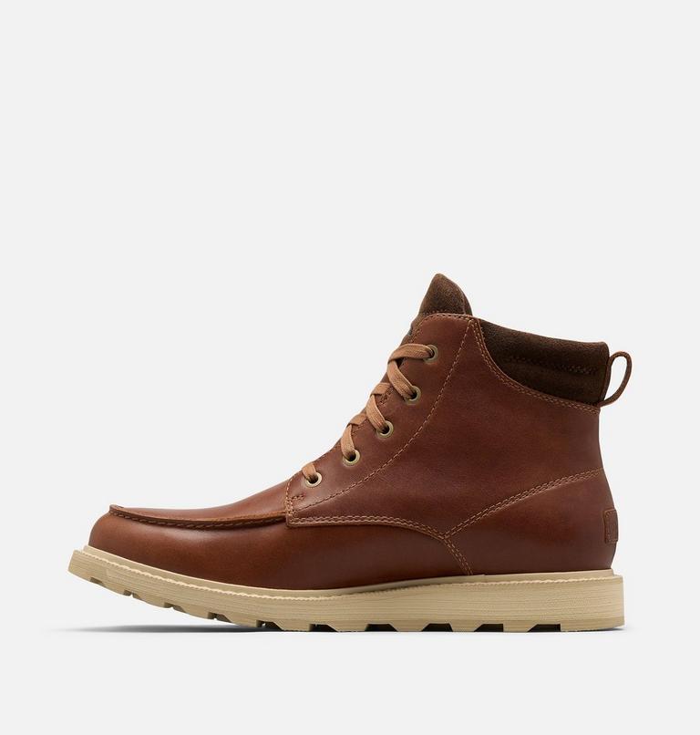Men's Madson II Moc Toe Waterproof Boot, Color: Velvet Tan, Tobacco, image 4