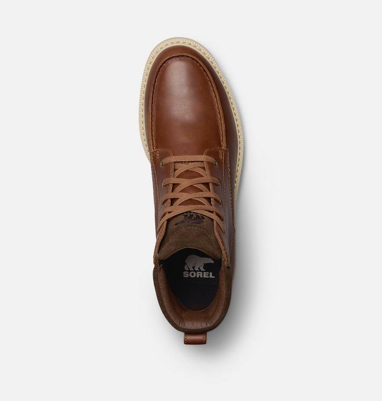 Men's Madson II Moc Toe Waterproof Boot, Color: Velvet Tan, Tobacco, image 5