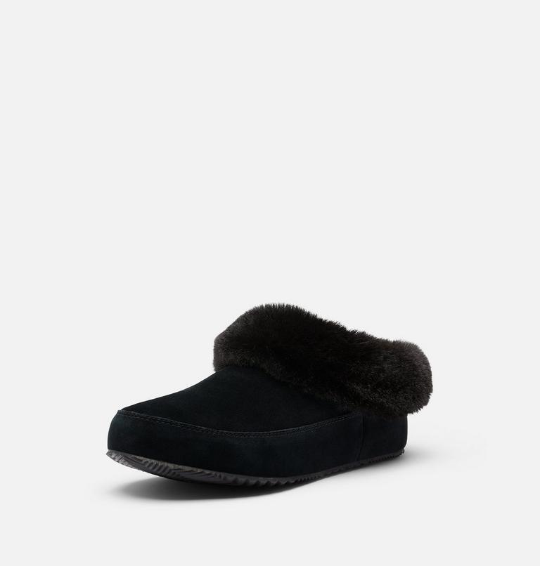 Women's Sorel Go Coffee Run Slipper, Color: Black, Sea Salt, image 7