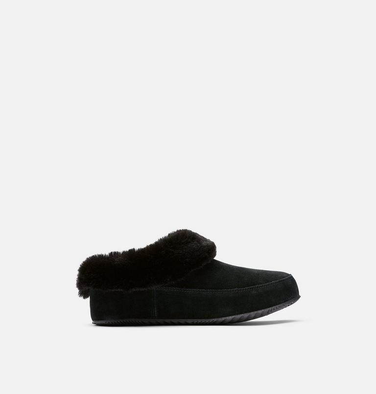 Women's Sorel Go Coffee Run Slipper, Color: Black, Sea Salt, image 1