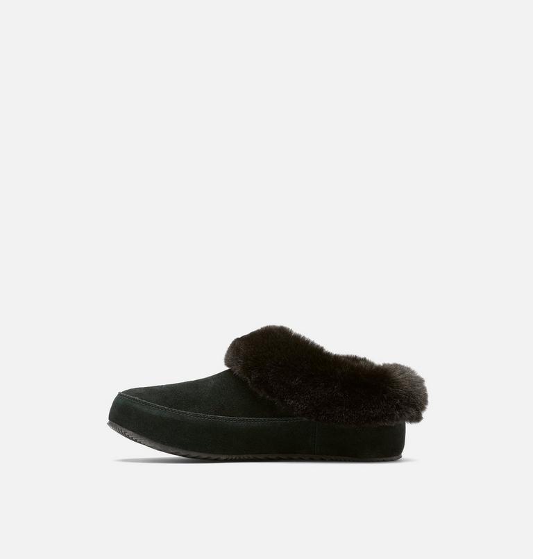 Women's Sorel Go Coffee Run Slipper, Color: Black, Sea Salt, image 4