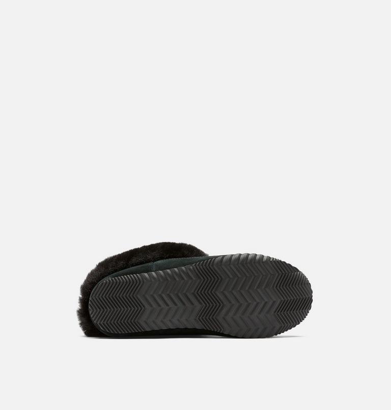 Women's Sorel Go Coffee Run Slipper, Color: Black, Sea Salt, image 6