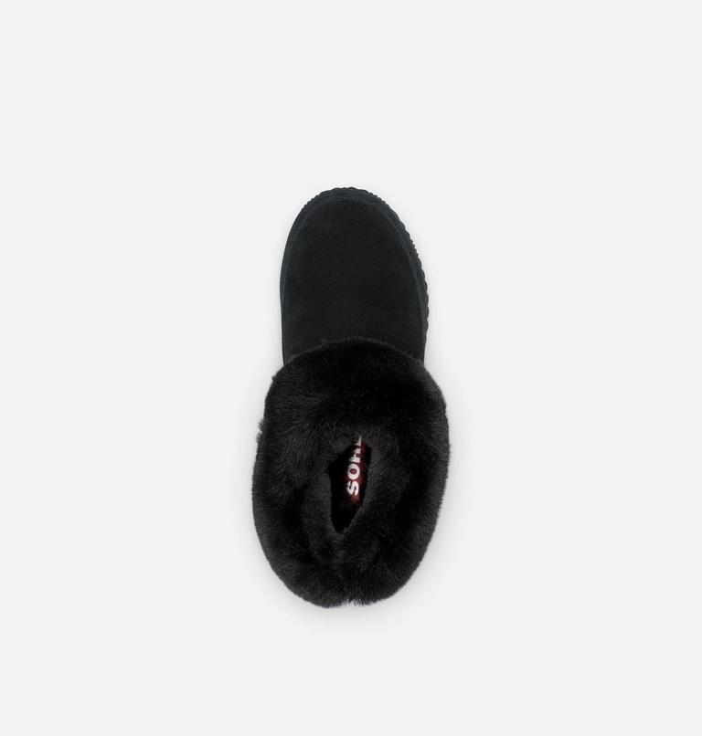 Women's Sorel Go Coffee Run Slipper, Color: Black, Sea Salt, image 5