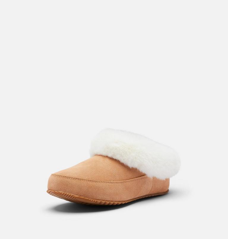 Women's Sorel Go Coffee Run Slipper, Color: Tawny Buff, Natural, image 7