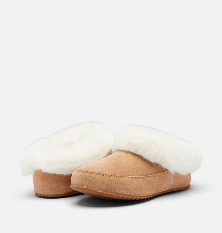 Women's Sorel Go Coffee Run Slipper, Color: Tawny Buff, Natural, image 8