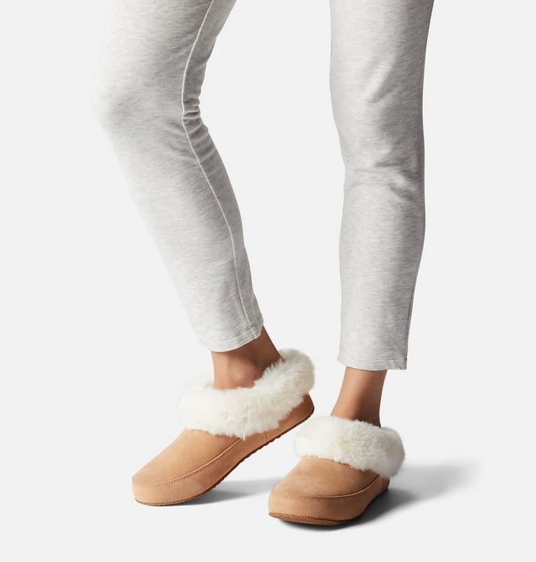 Women's Sorel Go Coffee Run Slipper, Color: Tawny Buff, Natural, image 9