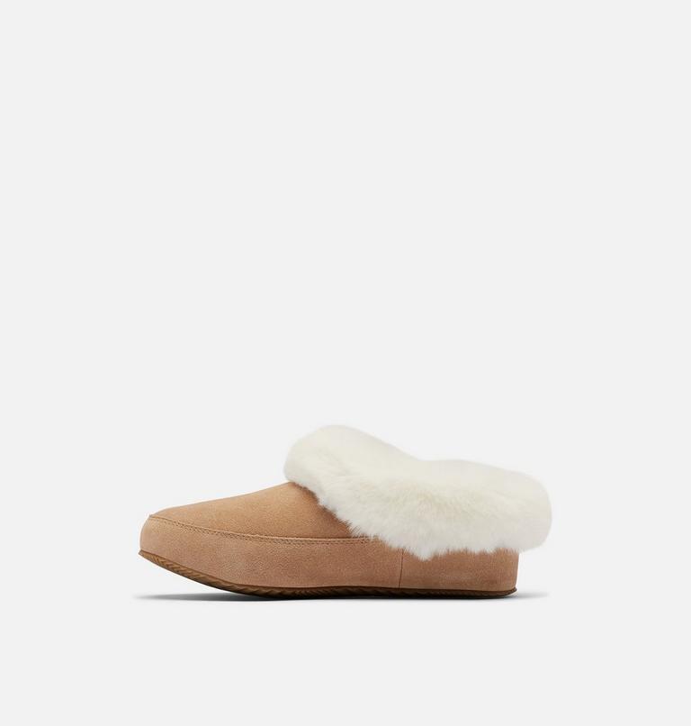 Women's Sorel Go Coffee Run Slipper, Color: Tawny Buff, Natural, image 4