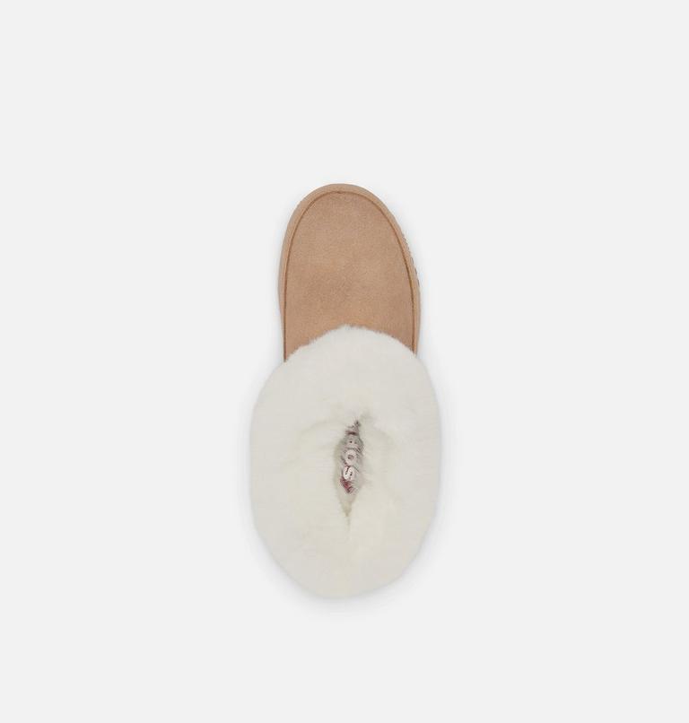 Women's Sorel Go Coffee Run Slipper, Color: Tawny Buff, Natural, image 5