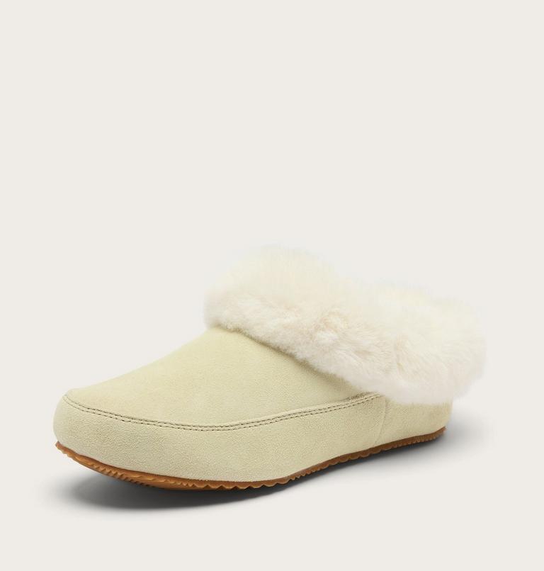 Women's Sorel Go Coffee Run Slipper, Color: Light Aloe, Natural, image 7