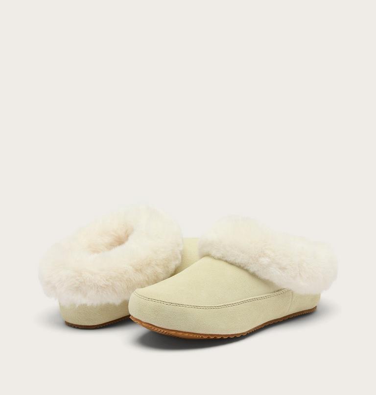 Women's Sorel Go Coffee Run Slipper, Color: Light Aloe, Natural, image 8