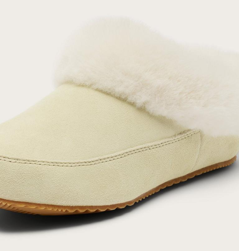 Women's Sorel Go Coffee Run Slipper, Color: Light Aloe, Natural, image 9