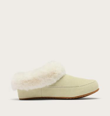 Women's Sorel Go Coffee Run Slipper, Color: Light Aloe, Natural, image 1