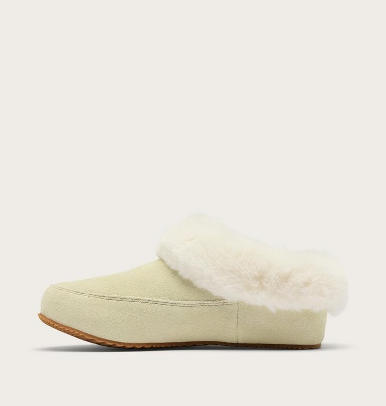 Women's Sorel Go Coffee Run Slipper, Color: Light Aloe, Natural, image 3