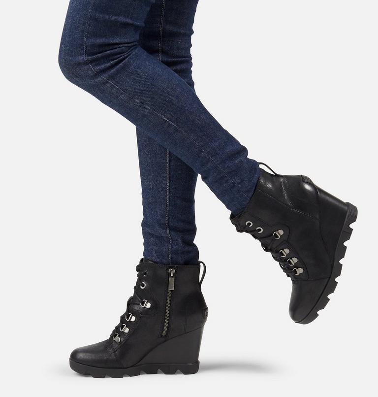 Women's Joan Uptown Lace Boot, Color: Black, image 7