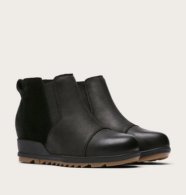 Women's Evie Pull-On Suede Bootie, Color: Black, image 6