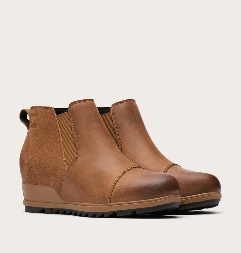 Women's Evie Pull-On Suede Bootie, Color: Velvet Tan, image 2