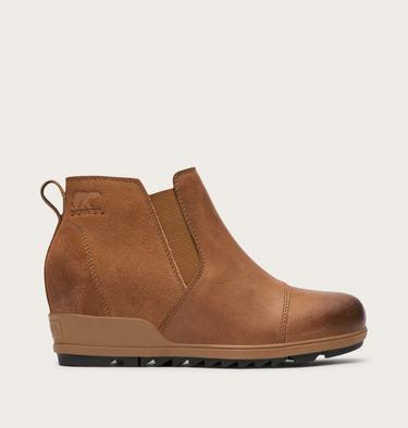 Women's Evie Pull-On Suede Bootie, Color: Velvet Tan, image 1