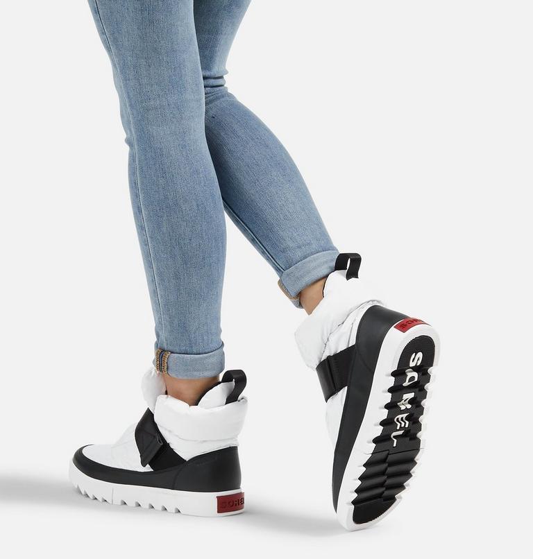 Women's Joan Of Arctic Next Lite Strap Puffy Boot, Color: White, Black, image 7