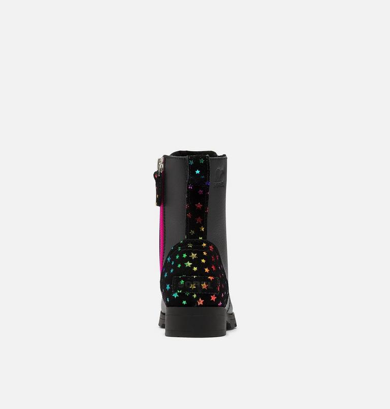 Youth Emelie Short Lace Boot, Color: Black, image 3