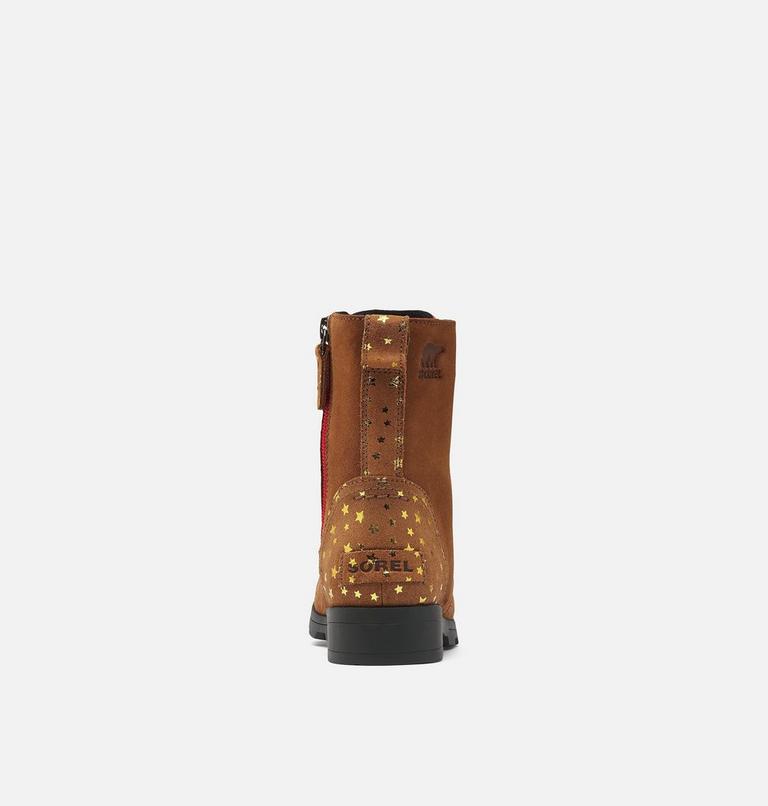 Youth Emelie Short Lace Boot, Color: Velvet Tan, image 3