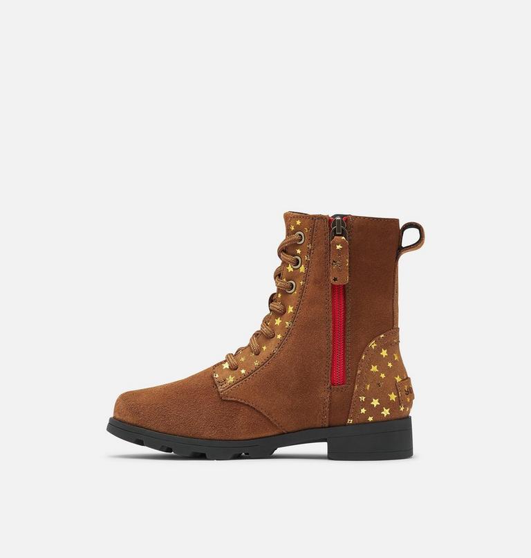 Youth Emelie Short Lace Boot, Color: Velvet Tan, image 4