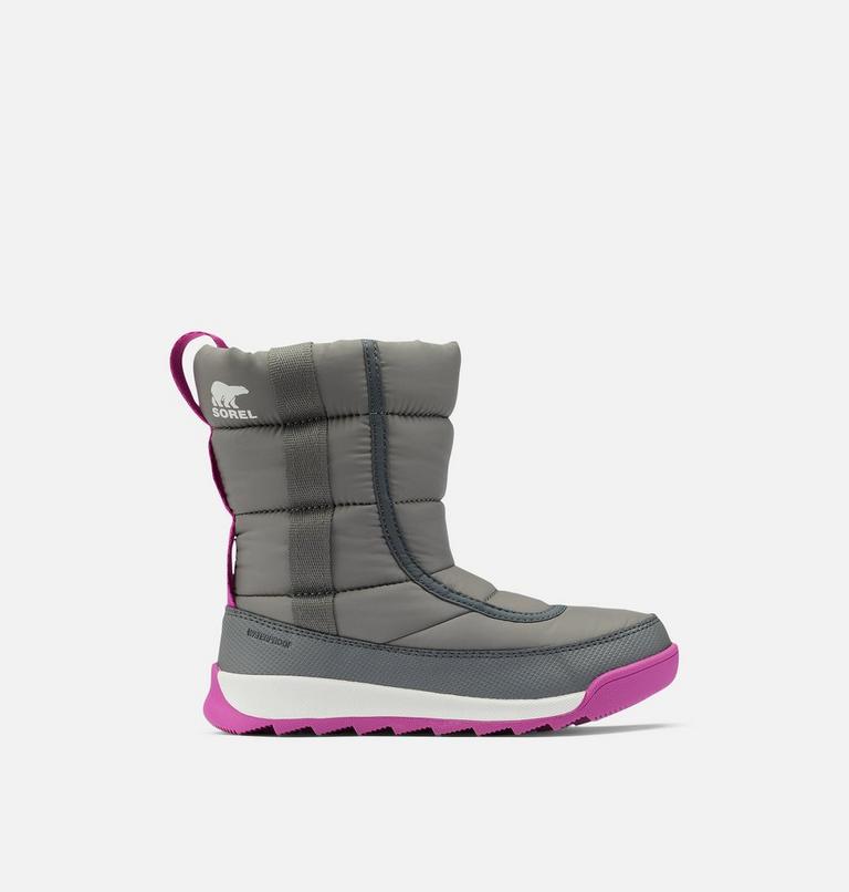 Youth Whitney II Puffy Mid Winter Boot, Color: Quarry, Grill, image 1