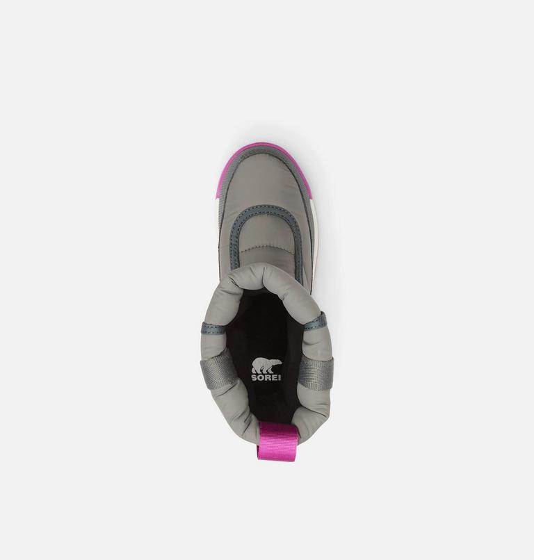 Youth Whitney II Puffy Mid Winter Boot, Color: Quarry, Grill, image 5