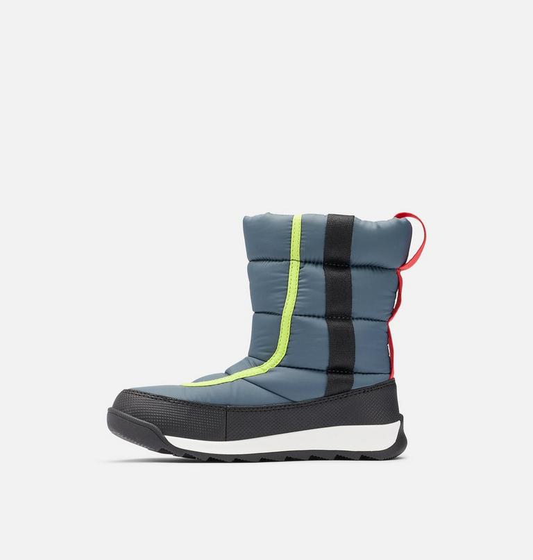 Youth Whitney II Puffy Mid Winter Boot, Color: Uniform Blue, Cherrybomb, image 4