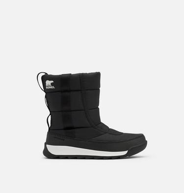 Kids' Whitney II Puffy Mid Winter Boot, Color: Black, image 1