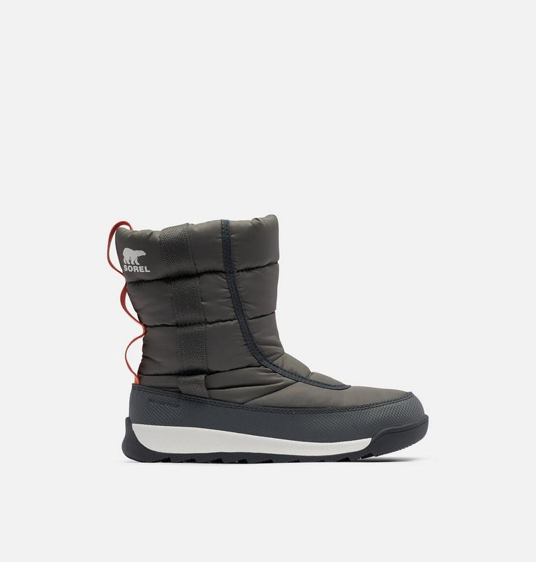 Kids' Whitney II Puffy Mid Winter Boot, Color: Quarry, Sea Salt, image 1