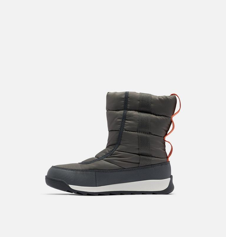 Kids' Whitney II Puffy Mid Winter Boot, Color: Quarry, Sea Salt, image 4